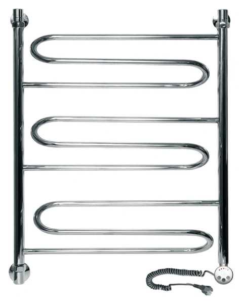 Полотенцесушитель электрический Ника Curve ЛЗ 80/60 см с терморегулятором