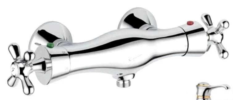 Смеситель для душа термостатический, золото, Emmevi Deco Classic - фото 6