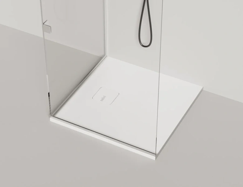 Душевой поддон Salini Oasi 80х80 см белый матовый - фото 1