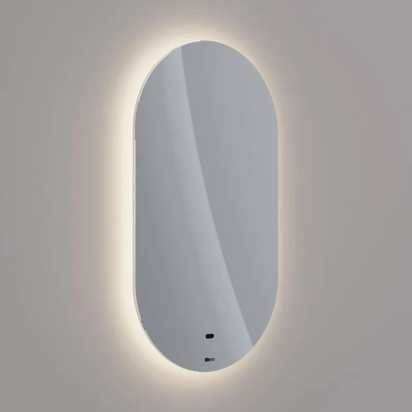 Зеркало с подсветкой Lemark Olsa 45 см овальное, современные, hi-tech - фото 3