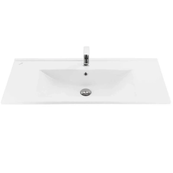 Раковина Creavit Su 100 см белая - фото 1
