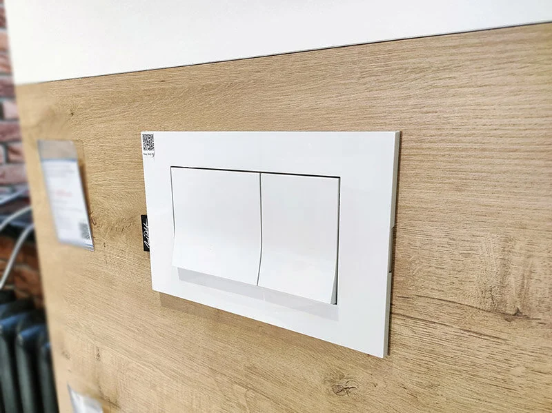 Клавиша смыва Jacob Delafon белая глянцевая, в наличии index_1 - фото 8