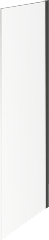 Душевая перегородка Kerama Marazzi Cristallo 90 см профиль черный - фото 1