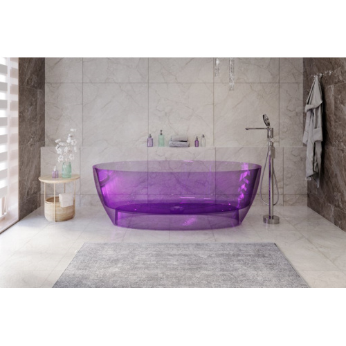 Ванна из полиэфирной смолы Cezares Relax 170х79 см отдельностоящая - фото 2