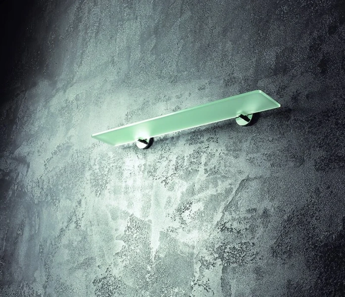 Полочка для ванной Bemeta Omega стеклянная - фото 4