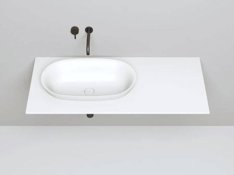 Раковина Salini Marea 01 65 см белая - фото 1