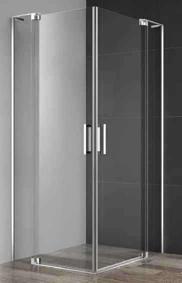 Душевой уголок Cezares Slider 90х80 см стекло прозрачное профиль хром - фото 1