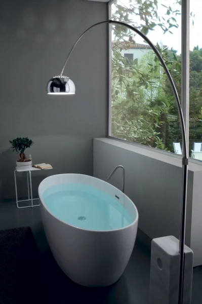 Ванна акриловая Kerasan Flo 170х82 см свободностоящая, овальные - фото 5