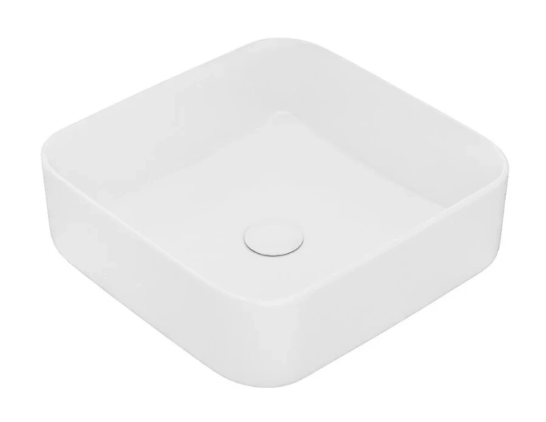 Раковина IDDIS Bridge 04i27 39 см квадратная - фото 1