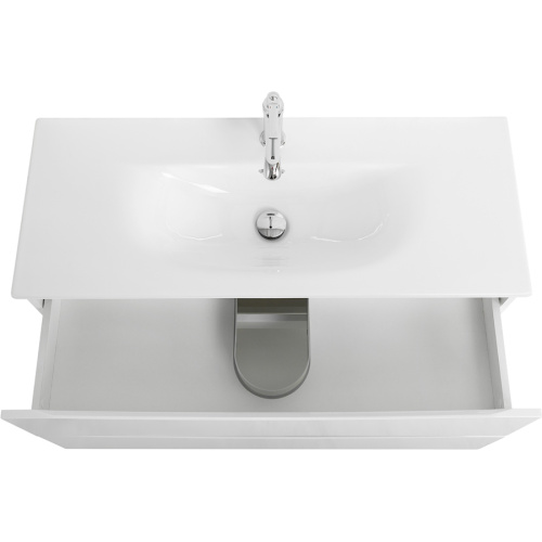 Тумба под раковину подвесная BelBagno Marino-Cer-Mini 90 см Bianco Opaco, белая - фото 7