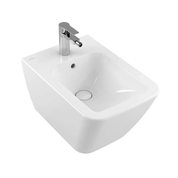 Биде подвесное Villeroy & Boch Finion Alpine White, CeramicPlus - фото 1