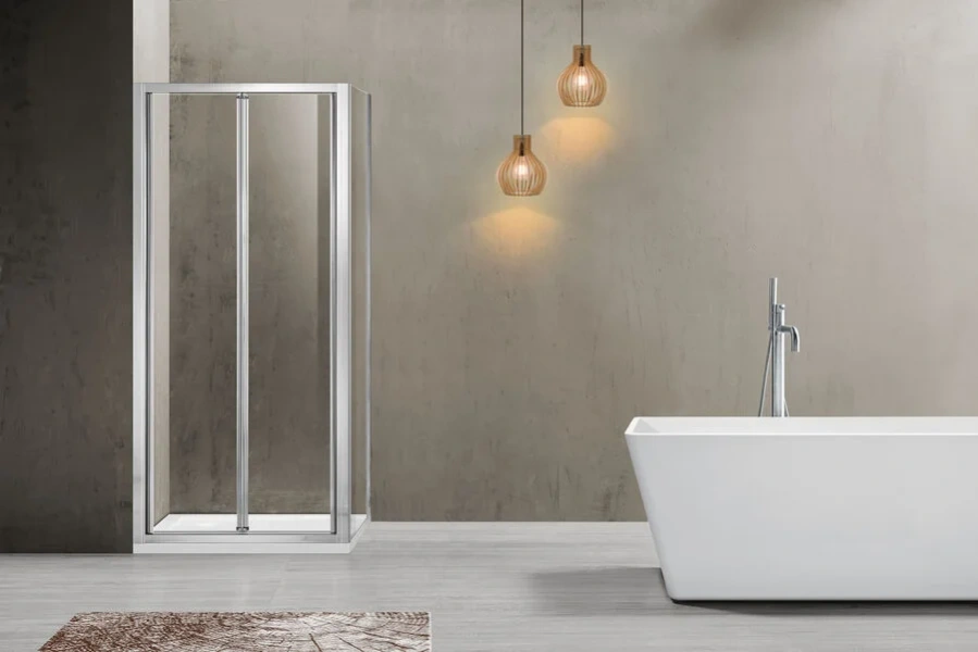 Душевой уголок Vincea Garda 90х80 см стекло прозрачное, современные, hi-tech - фото 3