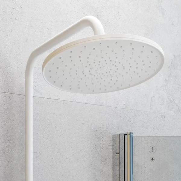 Душевая стойка IDDIS Shelfy белый матовый, с изливом - фото 5