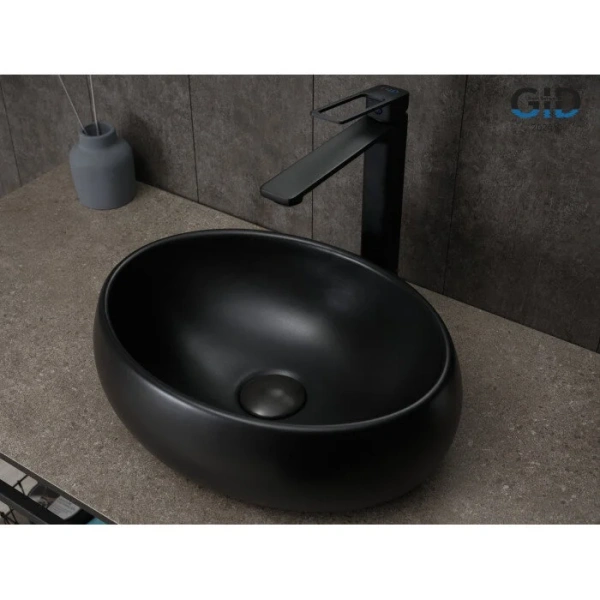 Раковина GID Lago Bm9030ds 40 см черная - фото 3