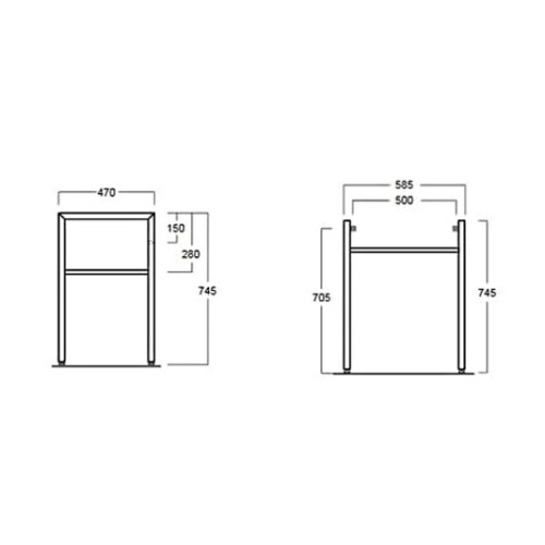 Раковина консоль Simas Frozen FZ 10 - фото 4