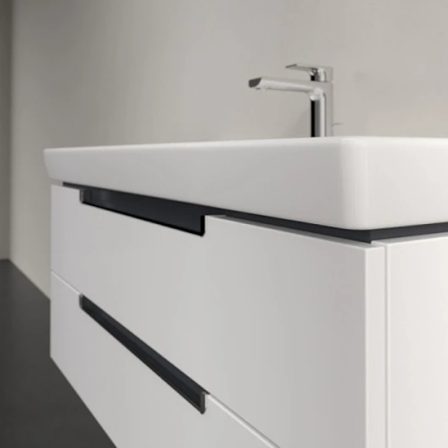Тумба под раковину подвесная Villeroy & Boch Subway 2.0 100 см белый глянец - фото 3
