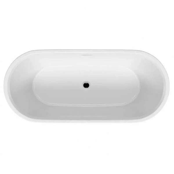 Ванна акриловая Riho Inspire Velvet Fall B085004105, 180 x 80 см, наполнение через перелив, цвет белый матовый - фото 3