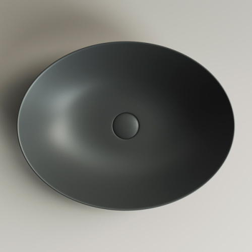 Раковина Ceramica Nova Element 51 см темный антрацит матовая - фото 3