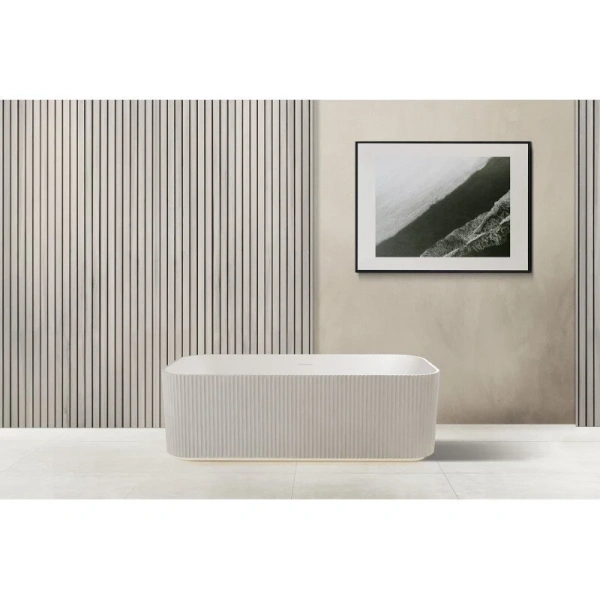 Ванна из искусственного камня Abber Stein 170x75 см белая - фото 1