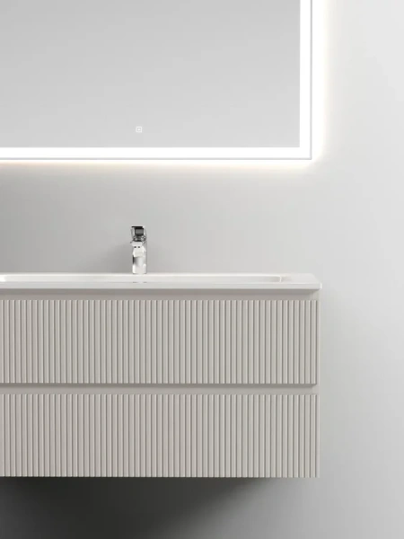 Тумба под раковину подвесная Sancos Snob T 120 см beige soft, подвесная, пристенная - фото 4
