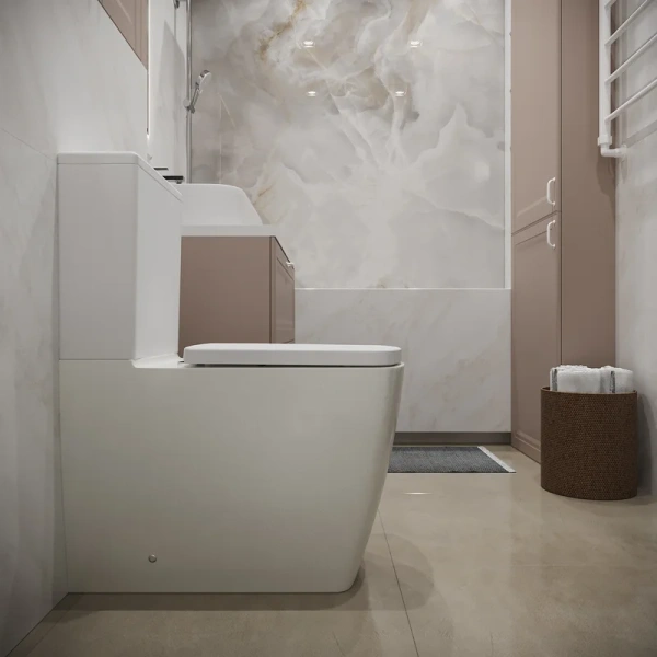 Унитаз компакт Lavinia Boho Aveo безободковый, безободковые, сиденье с микролифтом , с антивсплеском, компакт, низкие - фото 5