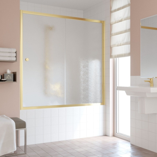 Душевая шторка на ванную стекло шиншилла Vegas-glass ZV 170 02, раздвижные - фото 4