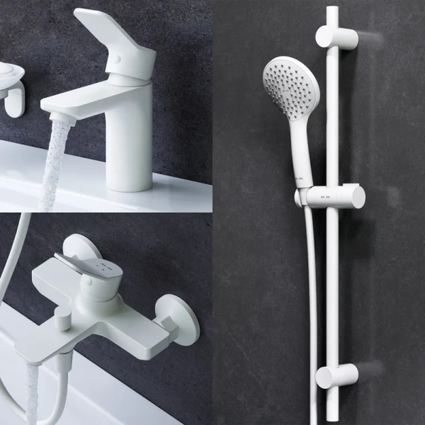 Душевой комплект Am.Pm X-Joy белый матовый - фото 3