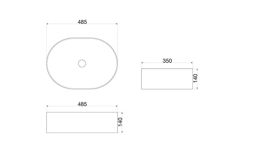 Раковина SantiLine 50 см белая - фото 2