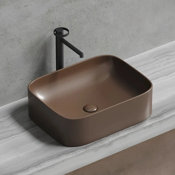 Раковина Ceramica Nova Element 50 см темно-коричневая, 50 см - фото 6
