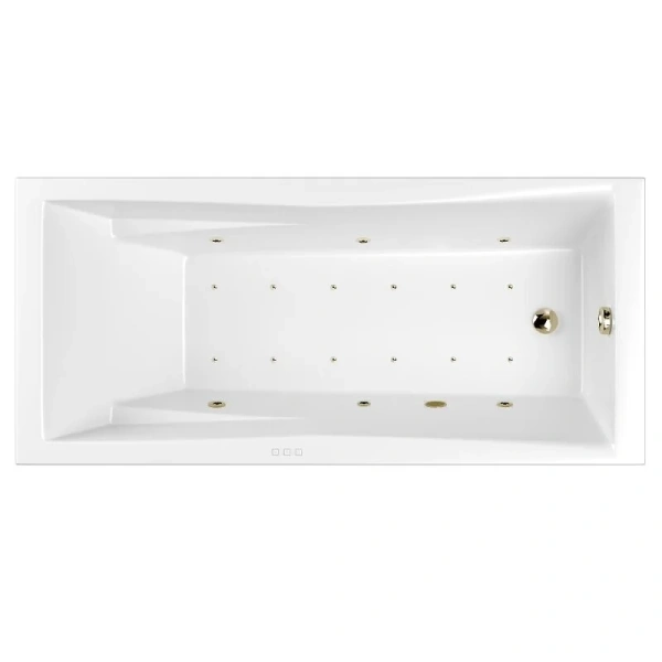 Ванна гидромассажная Whitecross Palace 0104.170075.100.RELAX.BR, 170 x 75 см, форсунки бронза - фото 1