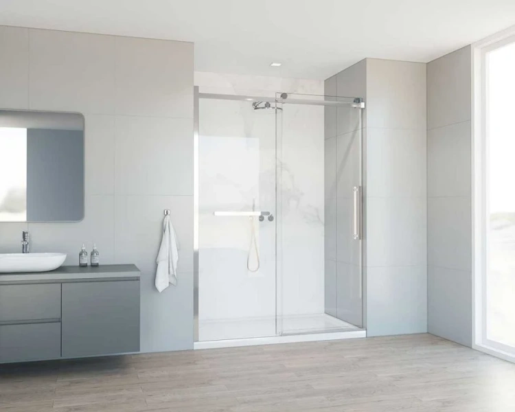 Душевая дверь в нишу Vincea Como Soft 140 см профиль хром, 140 см - фото 3