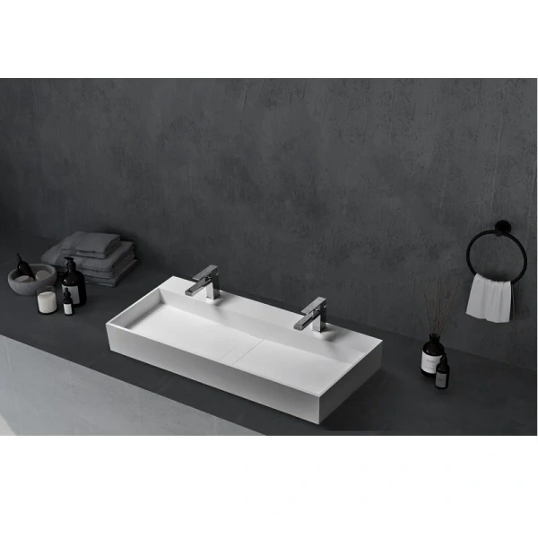 Раковина Abber Stein 120 см накладная - фото 4