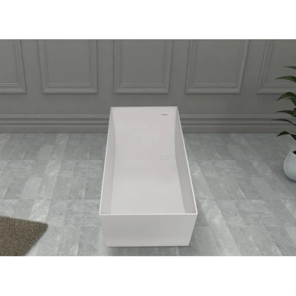 Ванна из искусственного камня Abber Stein 170х72 см в комплекте с ножками, прямоугольные - фото 5