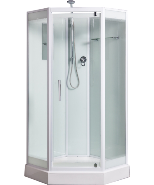 Душевая кабина River Penta 100x100 см стекло прозрачное - фото 1