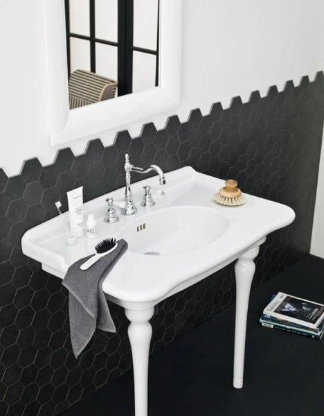 Раковина подвесная ArtCeram Hermitage белая - фото 4