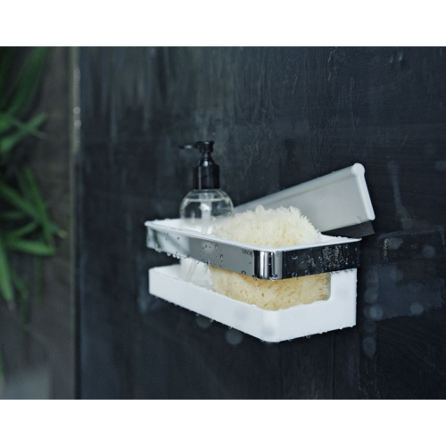 Полочка для ванной Keuco Moll хром / белый, в наличии - фото 3