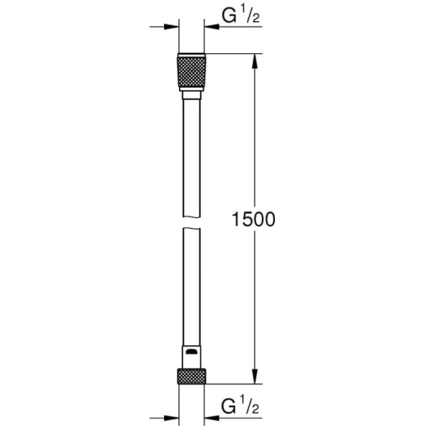 Шланг для душа Grohe Silverflex хром - фото 2