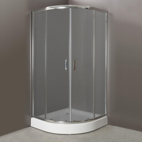 Душевой уголок BelBagno Uno 85х85 см стекло рифленое - фото 1