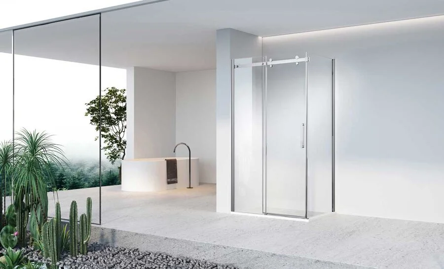 Душевой уголок Vincea Como-N 130х100 см профиль хром, недорогие, стеклянные, угловые, без поддона - фото 5