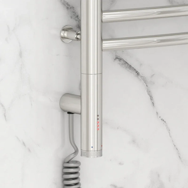 Полотенцесушитель электрический Сунержа Богема 3.0 50х100 см левый без покрытия, лесенка, вертикальные - фото 4