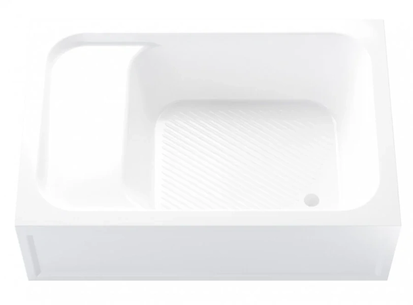 Душевой поддон RGW BC/L 120x80 см с сиденьем - фото 1