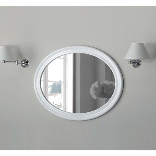 Зеркало Simas Lante 62 см белое глянцевое, современные, hi-tech - фото 3