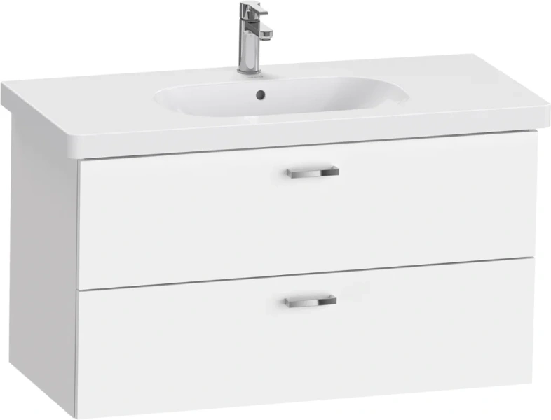 Раковина Duravit D-code 105 см белая - фото 2