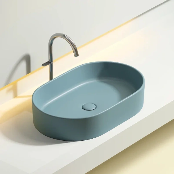 Раковина Ceramicanova Element 60 см зеленая, 60 см - фото 6