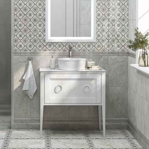 Тумба под раковину напольная Kerama Marazzi Plaza Classic 80 см белая матовая - фото 2