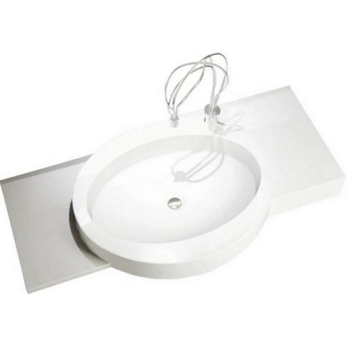 Раковина-топ, La Beaute ALLIER, белая 100см - фото 5