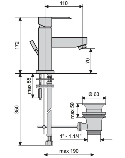 Смеситель для раковины Emmevi Sicily 38003 - фото 2