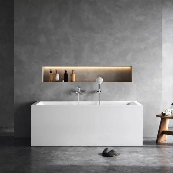 Ванна акриловая Am.Pm Gem 160x70 белая, 160x70 см - фото 4