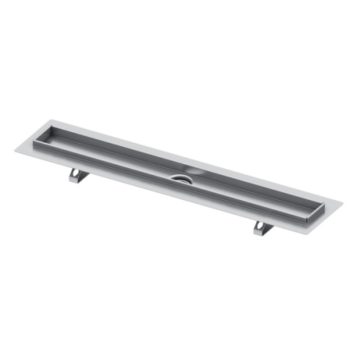 Дренажный канал Tece TECEdrainline 100 см серебристый металлик - фото 1