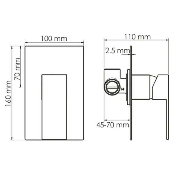 Биде напольное CeramaLux Luxe Classic фаянс - фото 2